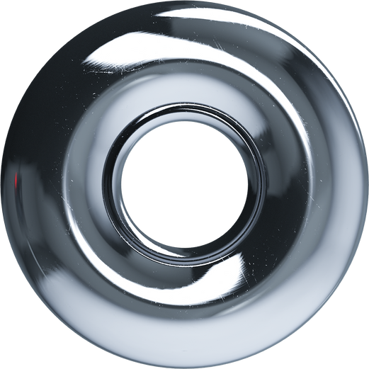 3D Chrome Shape TorusBlob